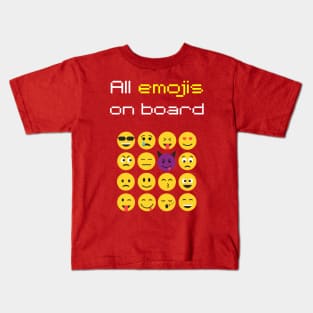 WORLD EMOJI DAY FUNNY QUOTES Kids T-Shirt